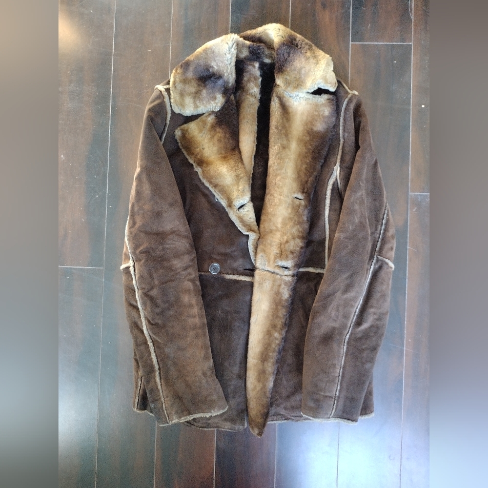 Wilson's Leather Reversible faux fur Jacket Vintage